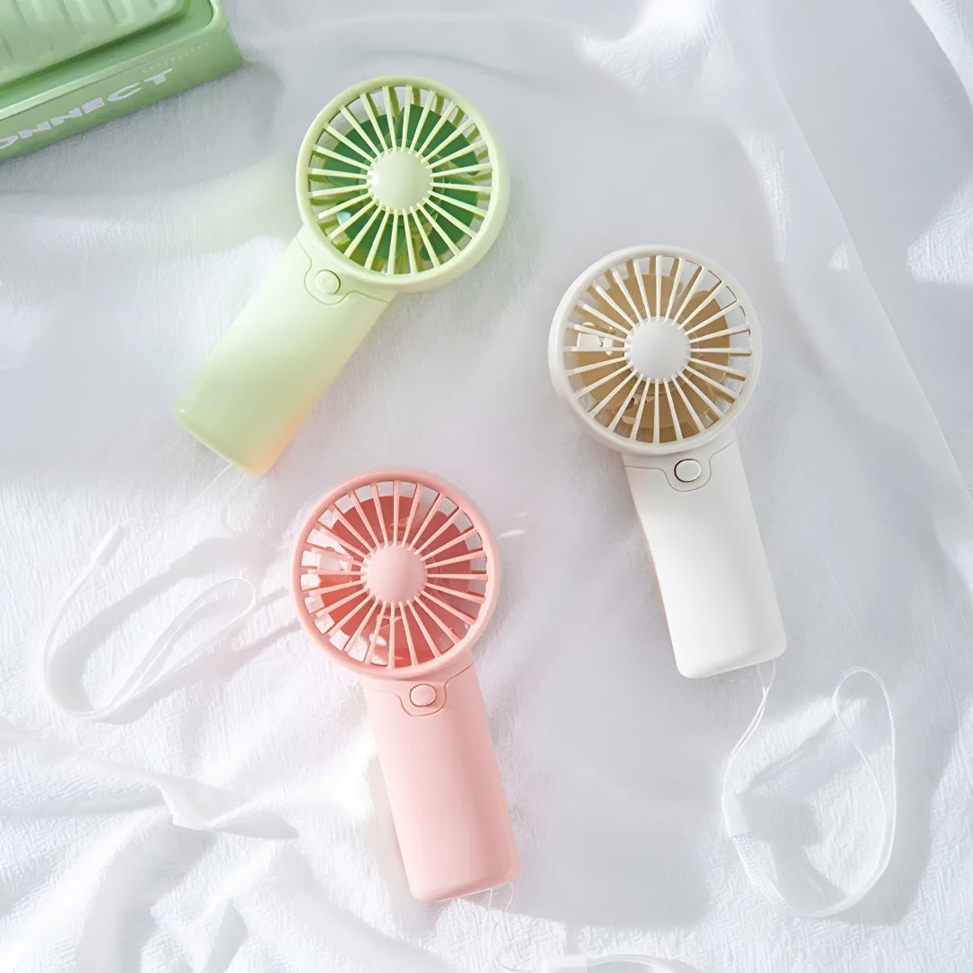 Portable Handheld Fan Battery Travel Office