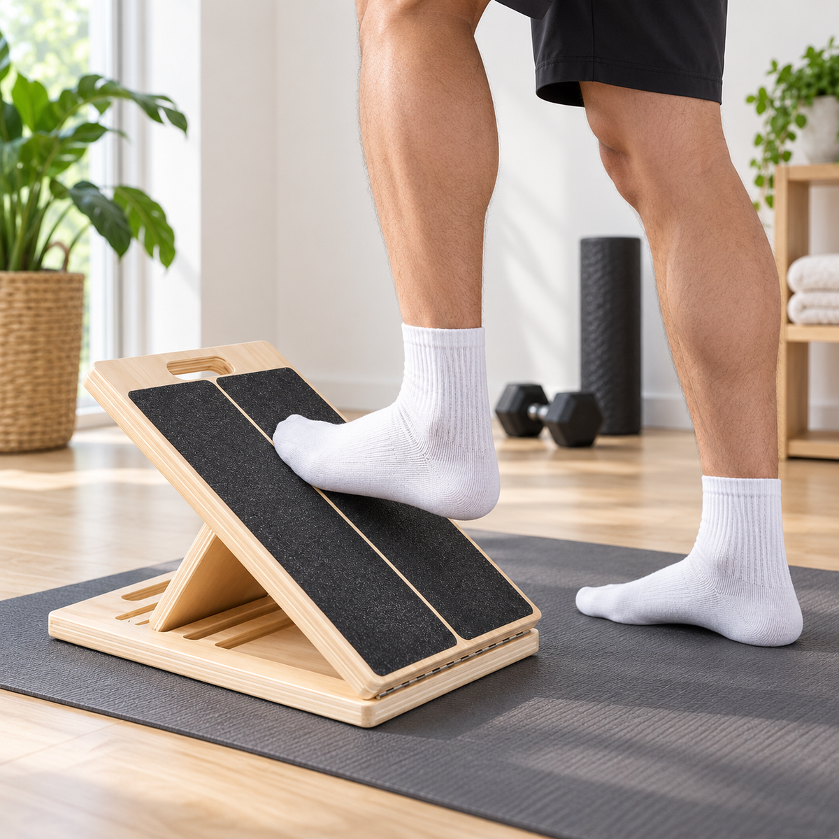 Verstellbare Lutningsbräda Für Sportler Hause Balanceboard