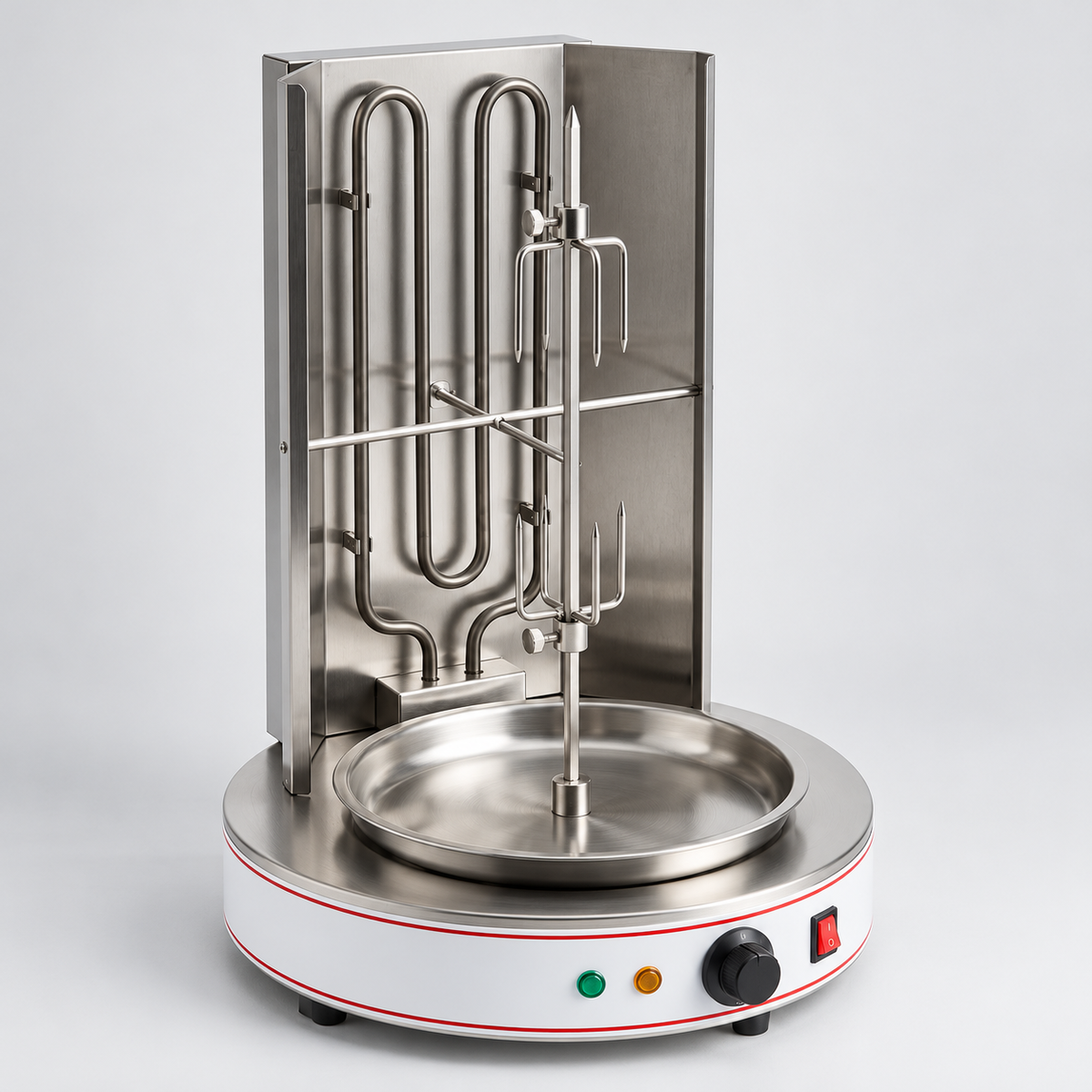 Vertikaler Grill Rotisserie Grill Für Hühnchen Kebab Grill