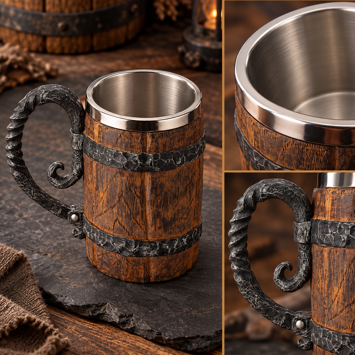 Viking Trinkbecher Für Partys Doppelwandiger Becher