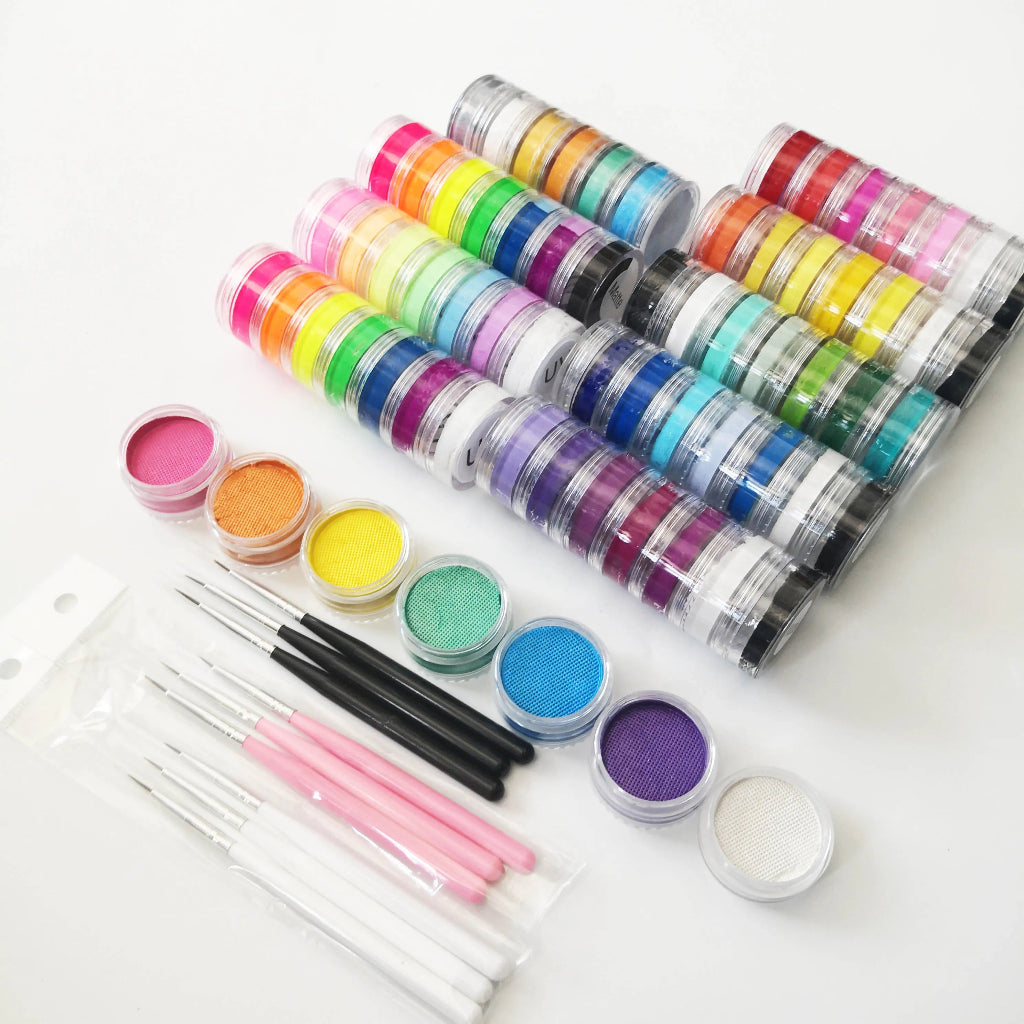 Body Paint World Championship Set Brush Stencils