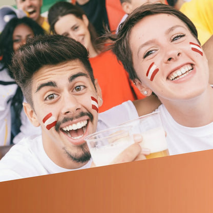 Face Paint World Cup Multicolor Fans Events