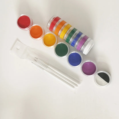 Body Paint World Championship Set Brush Stencils