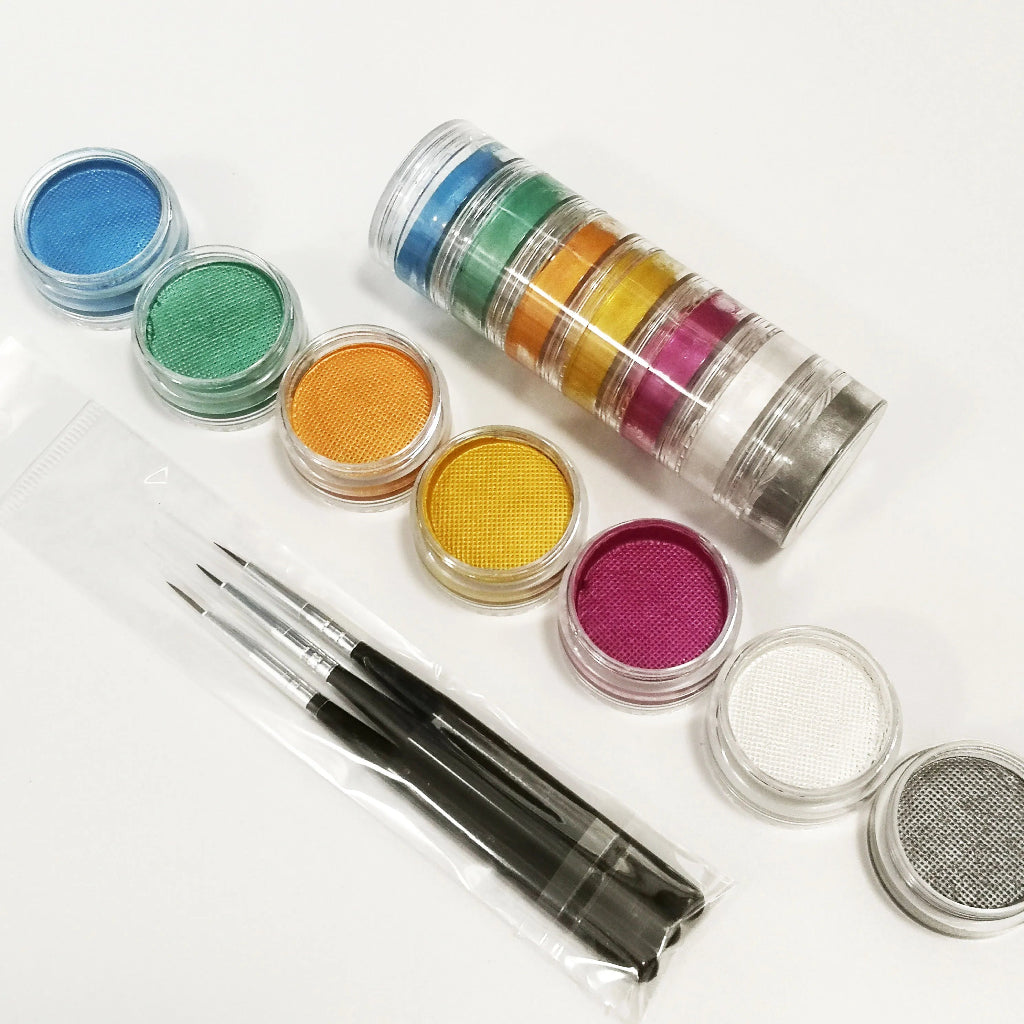 Body Paint World Championship Set Brush Stencils