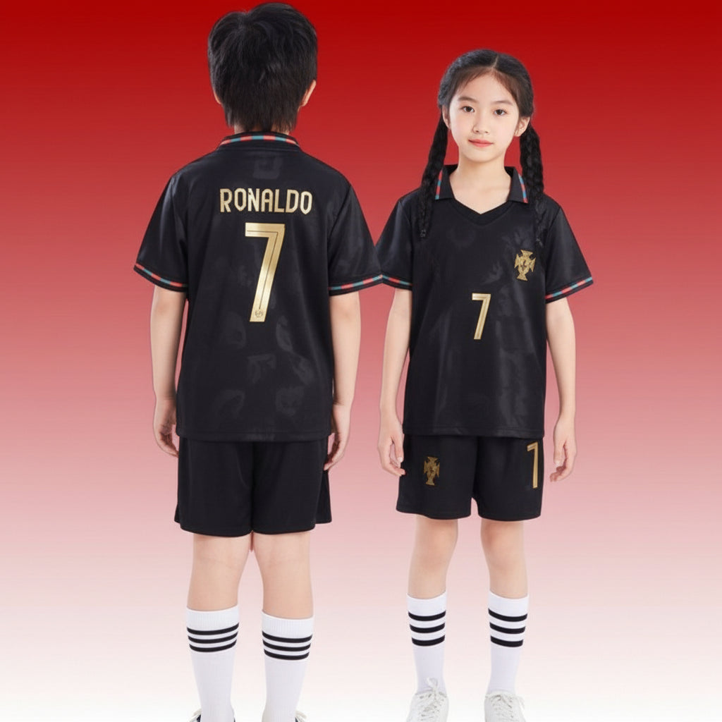 Maillot Football Enfant Ensemble Sport Manches Courtes