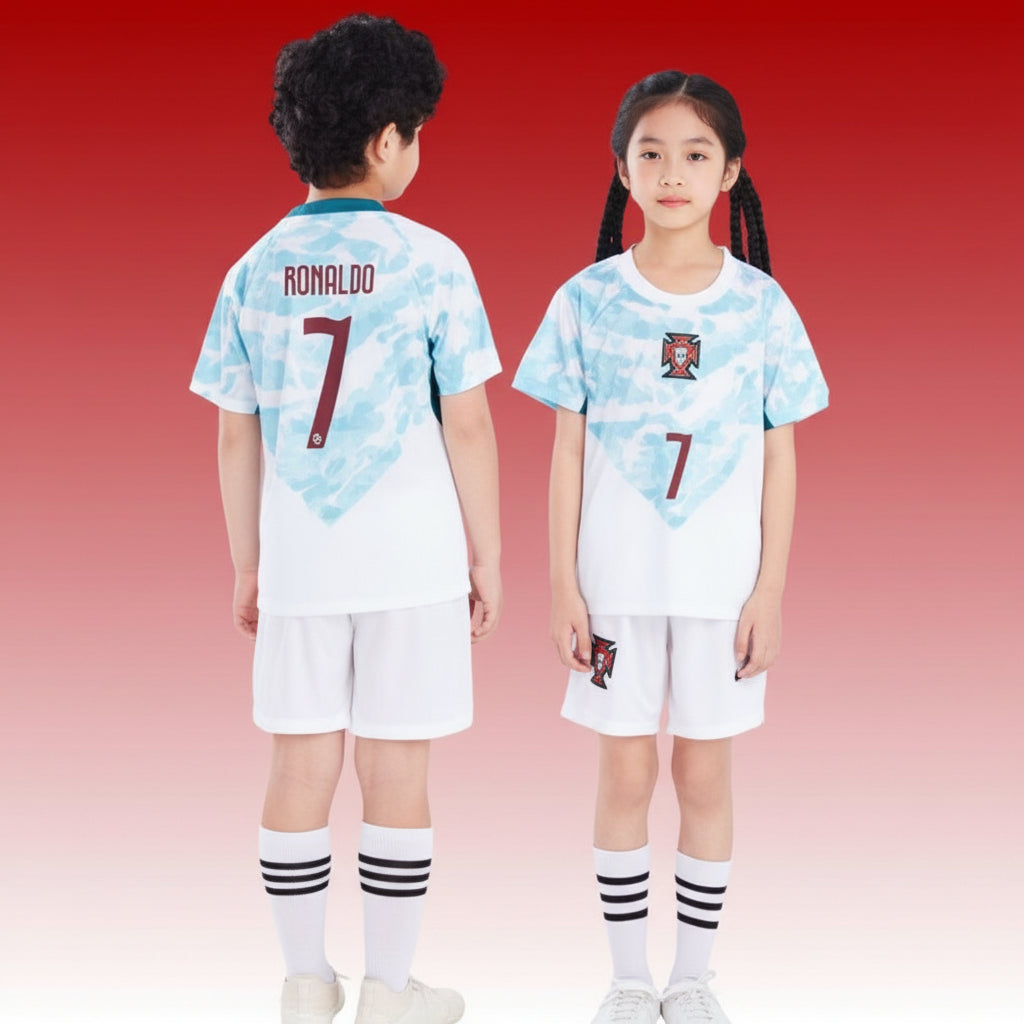 Maillot Football Enfant Ensemble Sport Manches Courtes