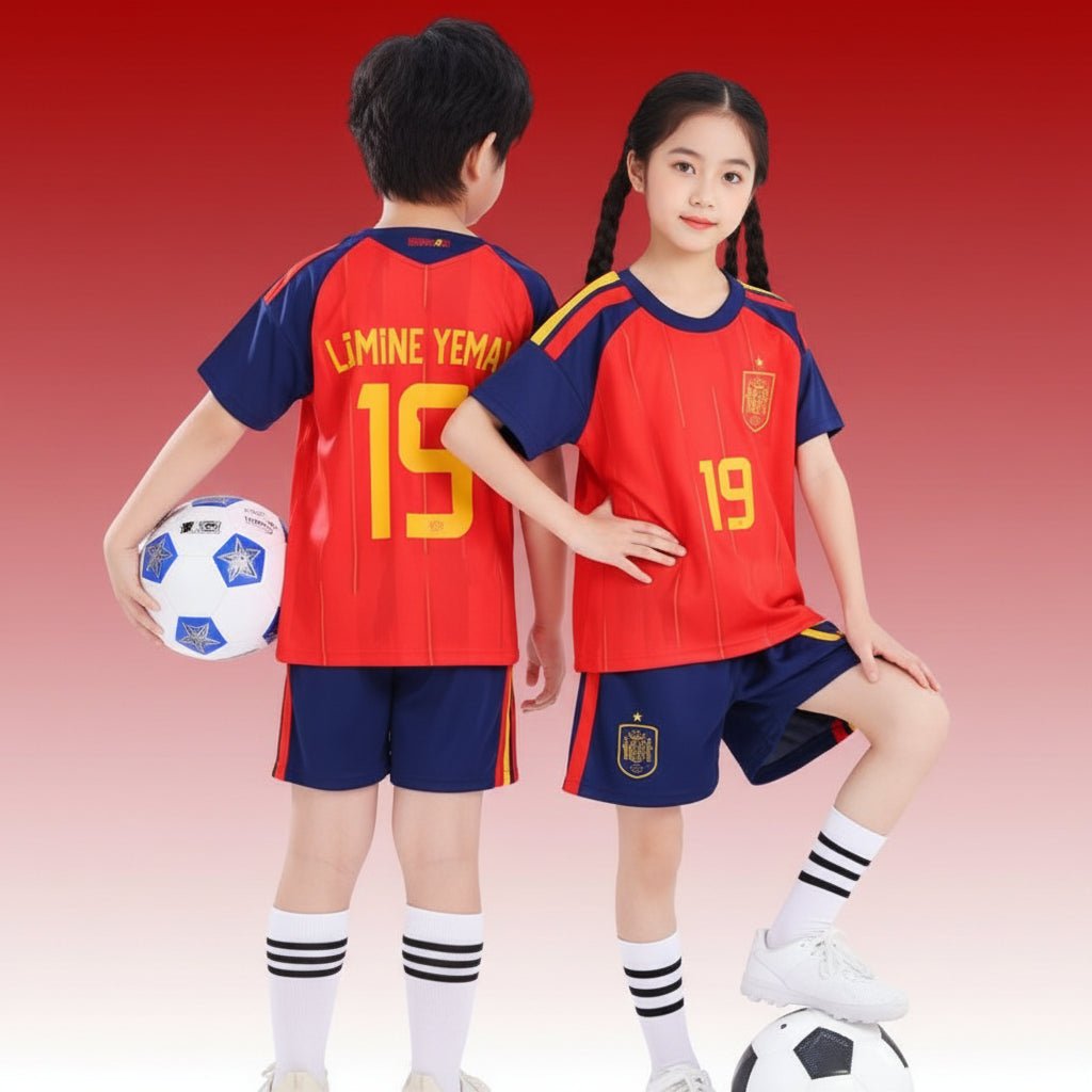 Maillot Football Enfant Ensemble Sport Manches Courtes