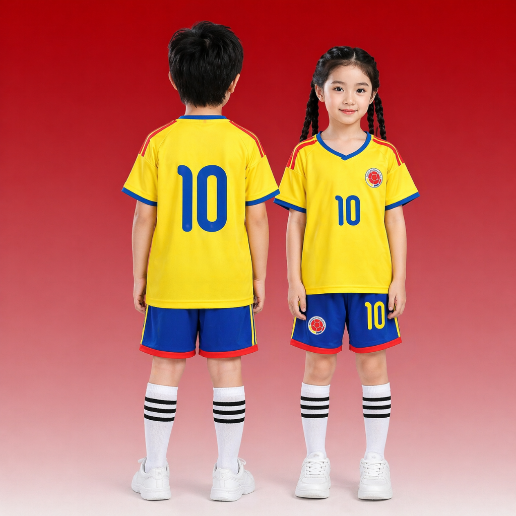 Maillot Football Enfant Ensemble Sport Manches Courtes