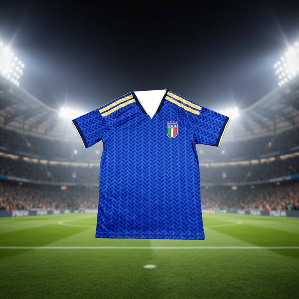 Camiseta Fútbol Hombre Azul Manga Corta Deportivo Selección
