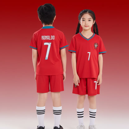 Maillot Football Enfant Ensemble Sport Manches Courtes