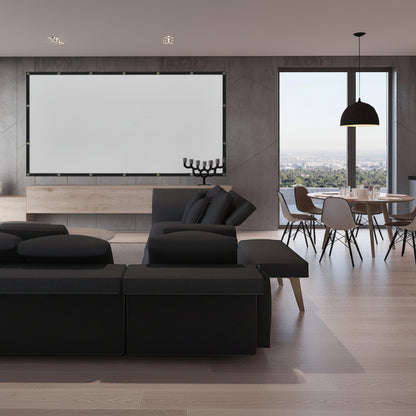 Écran Projection Pliable Anti Plis Surface Lisse Cinéma Maison