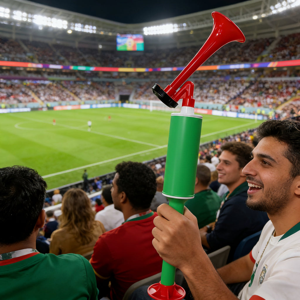 Klaxon Stade Football Portable Plastique Bruyant Supporter
