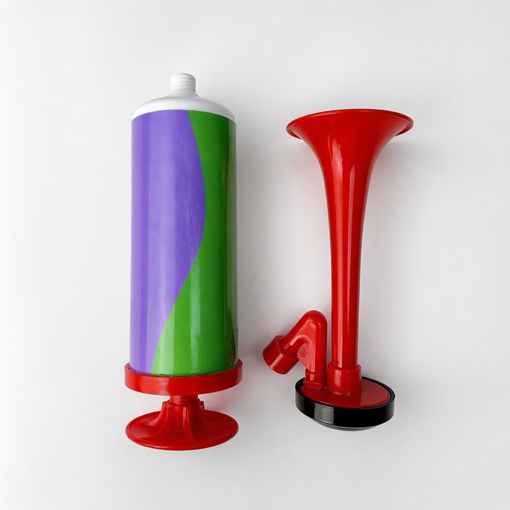 Klaxon Stade Football Portable Plastique Bruyant Supporter