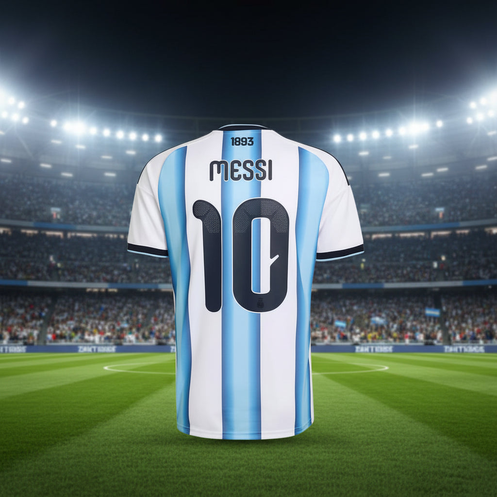 Argentinien Weltmeisterschaft Trikot 2026 Herren Kurzarm Fußball