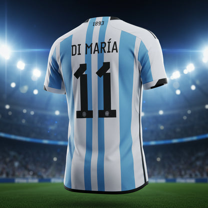 Argentinien Weltmeisterschaft Trikot 2026 Herren Kurzarm Fußball