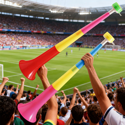 Tromba Stadio Calcio Pieghevole Plastica Tifosi