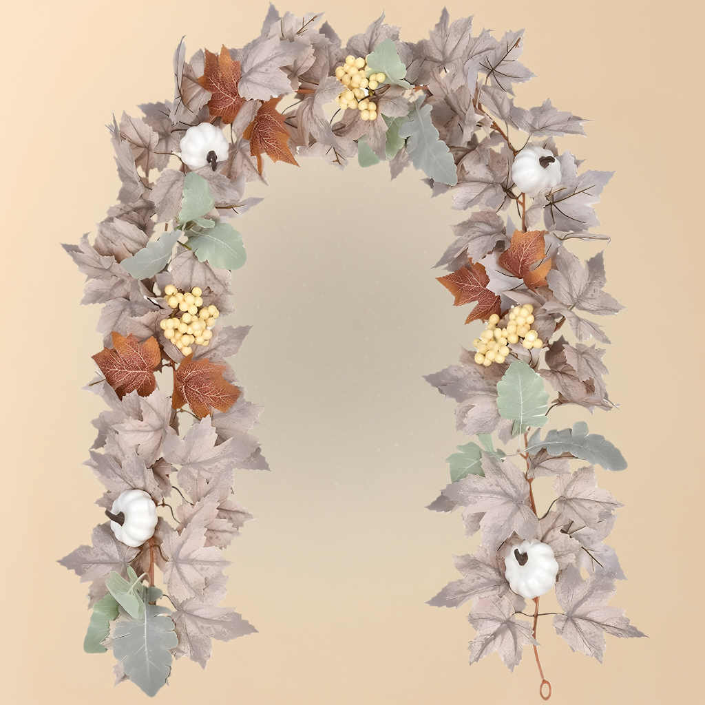 Girlanden Deko Künstliche Ahornblätter Wohnraumgestaltung