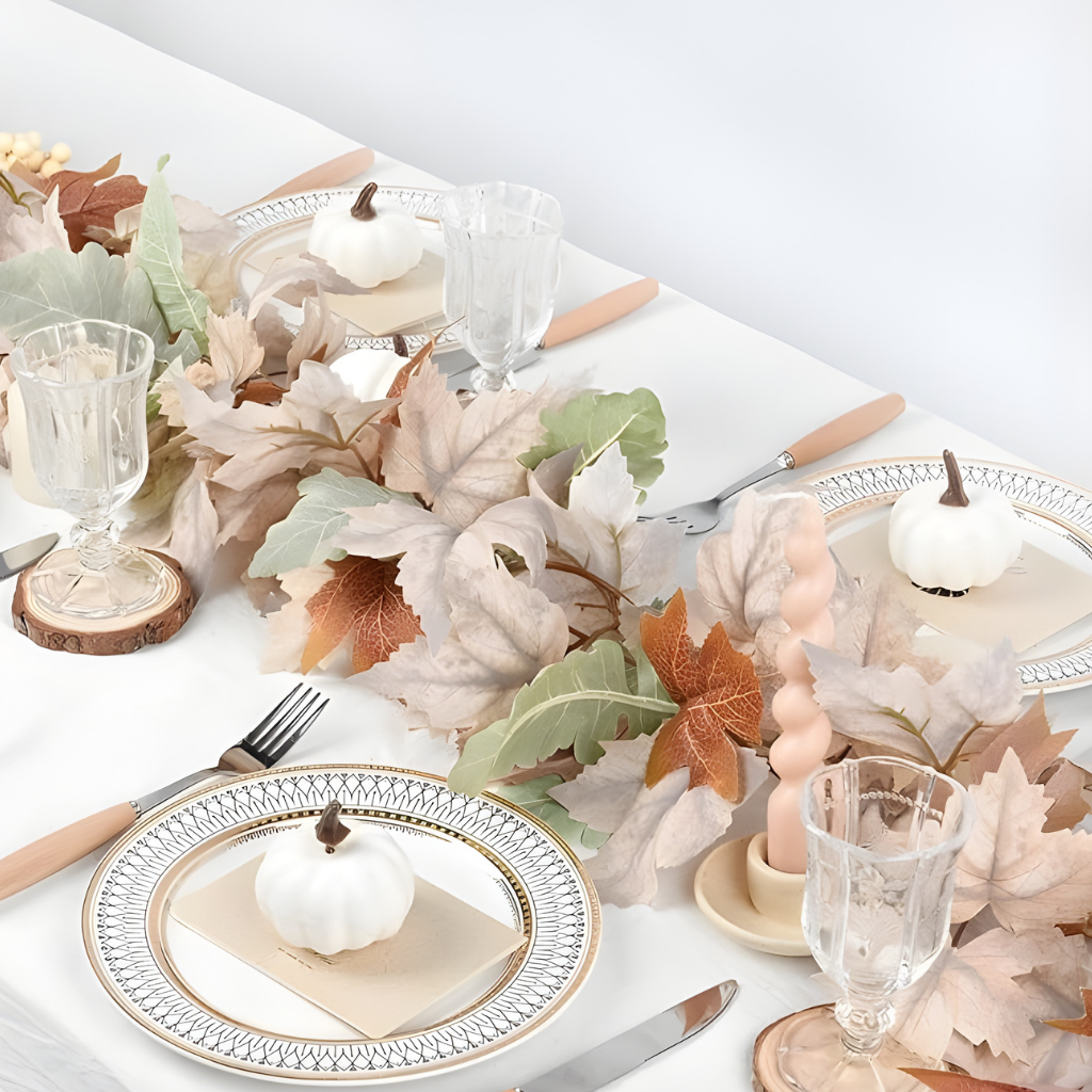 Girlanden Deko Künstliche Ahornblätter Wohnraumgestaltung