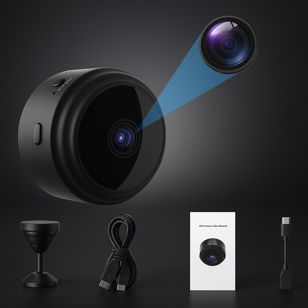 WLAN Kamera Überwachung kompakte Nachtsicht Mini Innen Außen