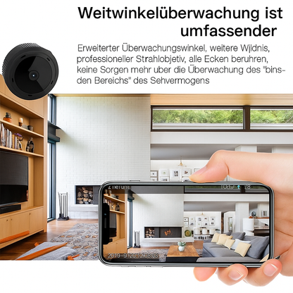 WLAN Kamera Überwachung kompakte Nachtsicht Mini Innen Außen