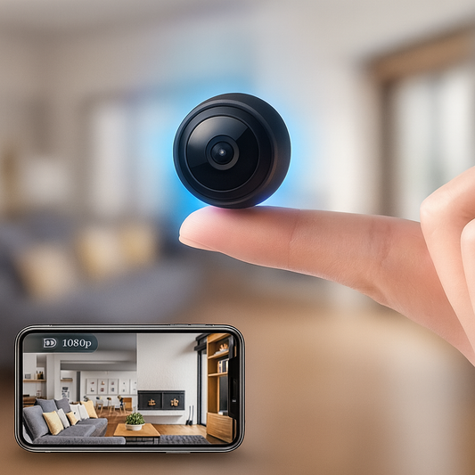 WLAN Mini Überwachungskamera Kompakt Nachtsicht Innen Außen Einsatz