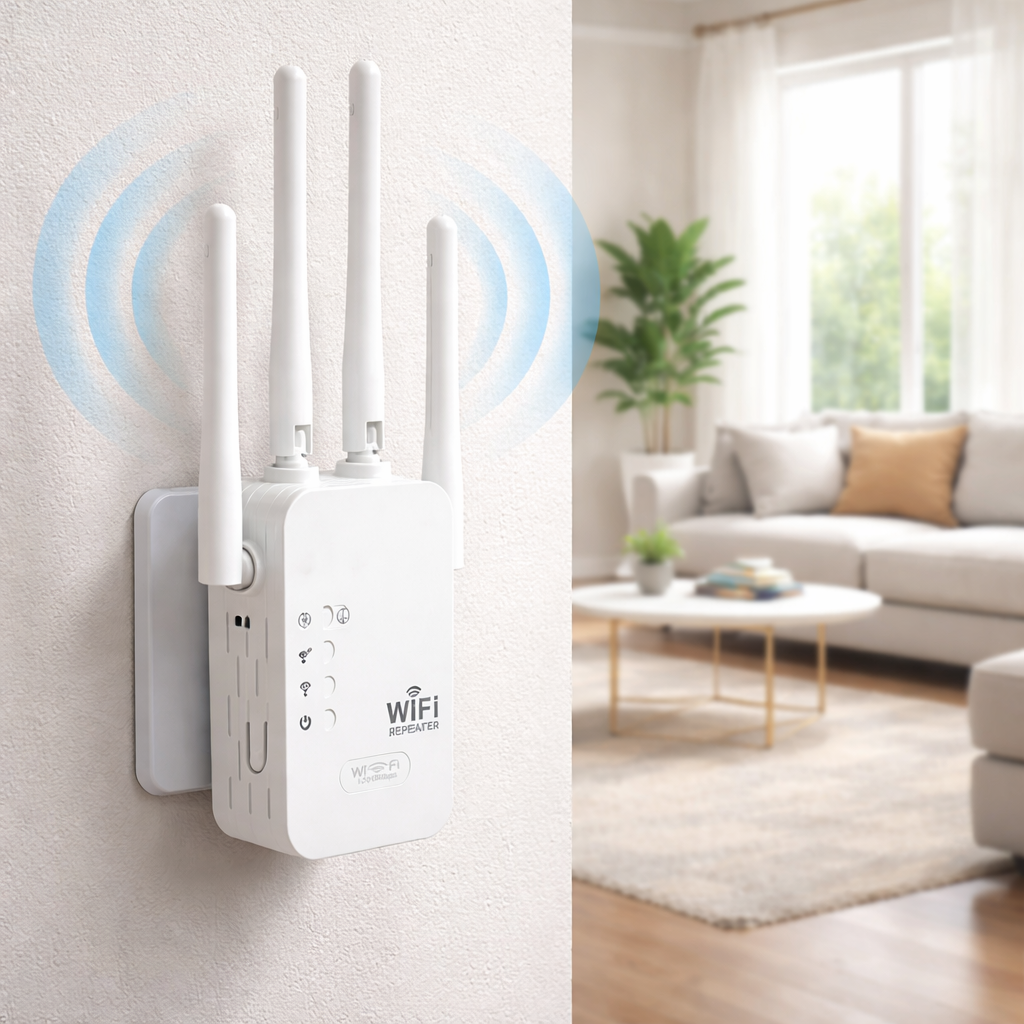 Wi-Fi Repeater Signal Booster Dual Band Long Range