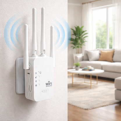 Wi-Fi Repeater Signal Booster Dual Band Long Range