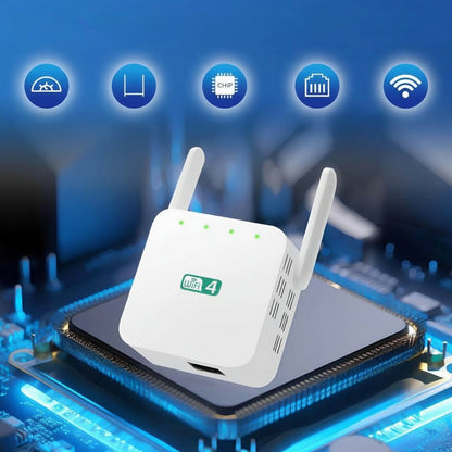 WLAN Verstärker Langstrecken Repeater 300 Mbps bis 50 m Reichweite 8