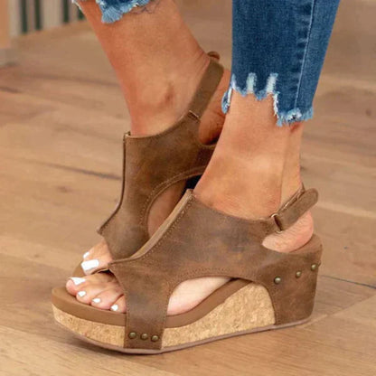 Womens Sandals Orthopedic Wedge Heel Summer