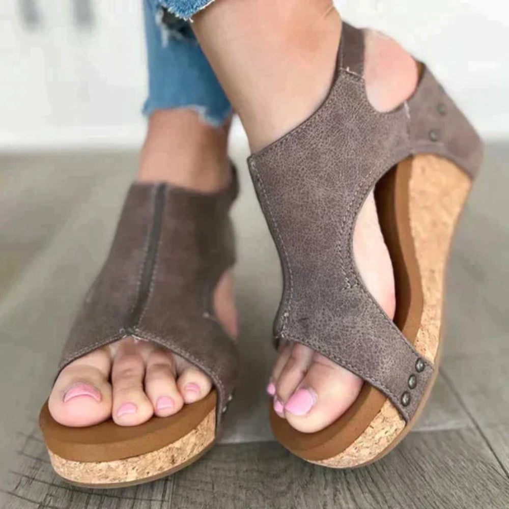 Womens Sandals Orthopedic Wedge Heel Summer