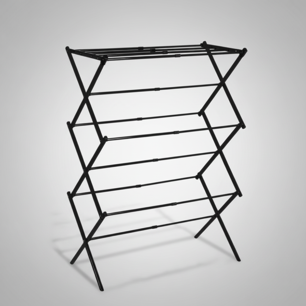 Clothes Drying Rack Foldable Indoor Clothes Dryer Metal Space-Saving