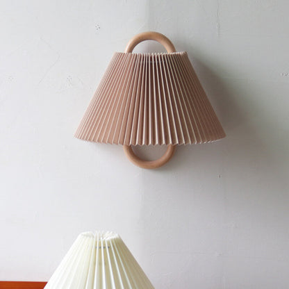 Applique Tessuto Legno Moderno Illuminazione interna