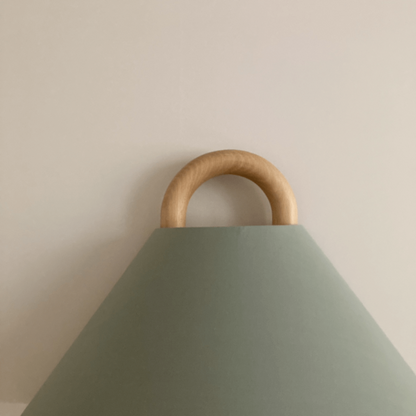 Applique Tessuto Legno Moderno Illuminazione interna