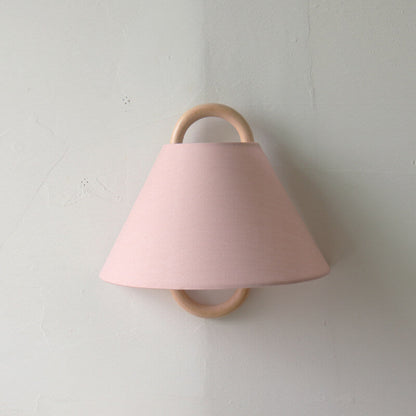 Applique Tessuto Legno Moderno Illuminazione interna