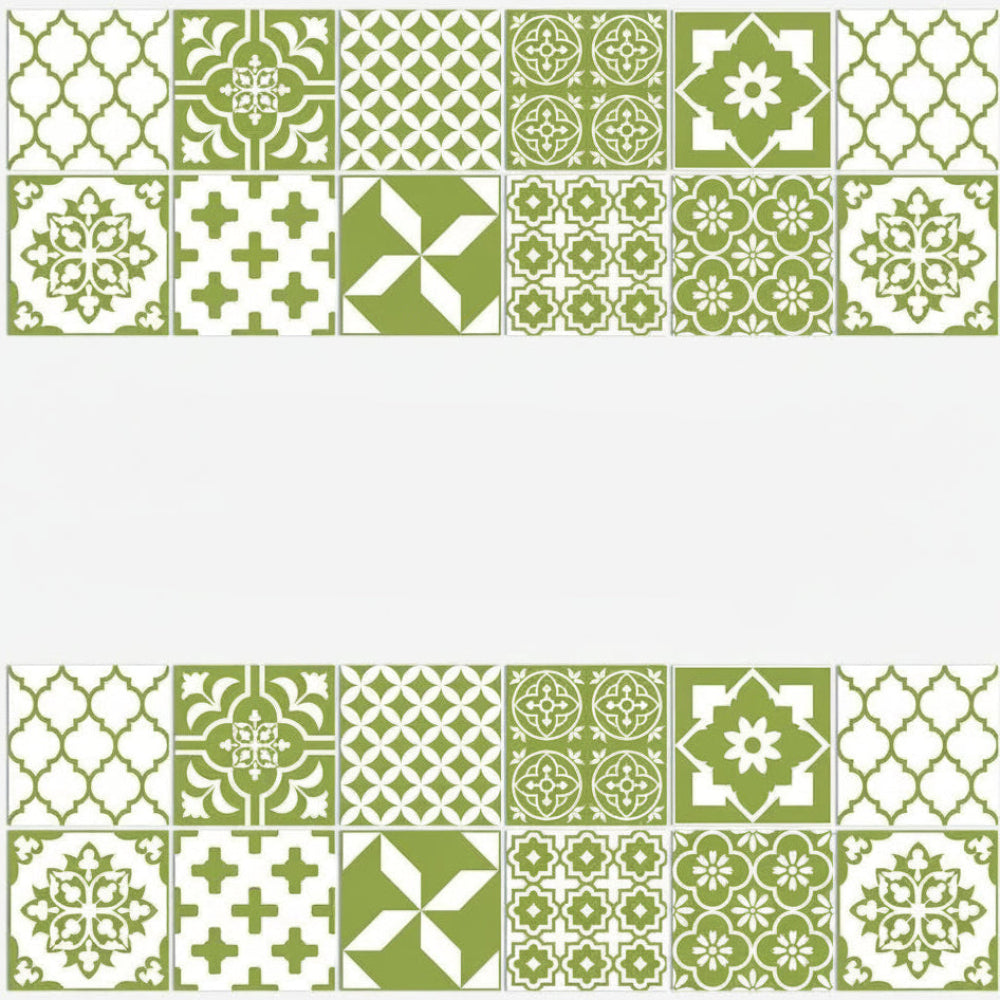 Wandaufkleber Fliesen Mandala Vinyl Deko Set selbstklebend4