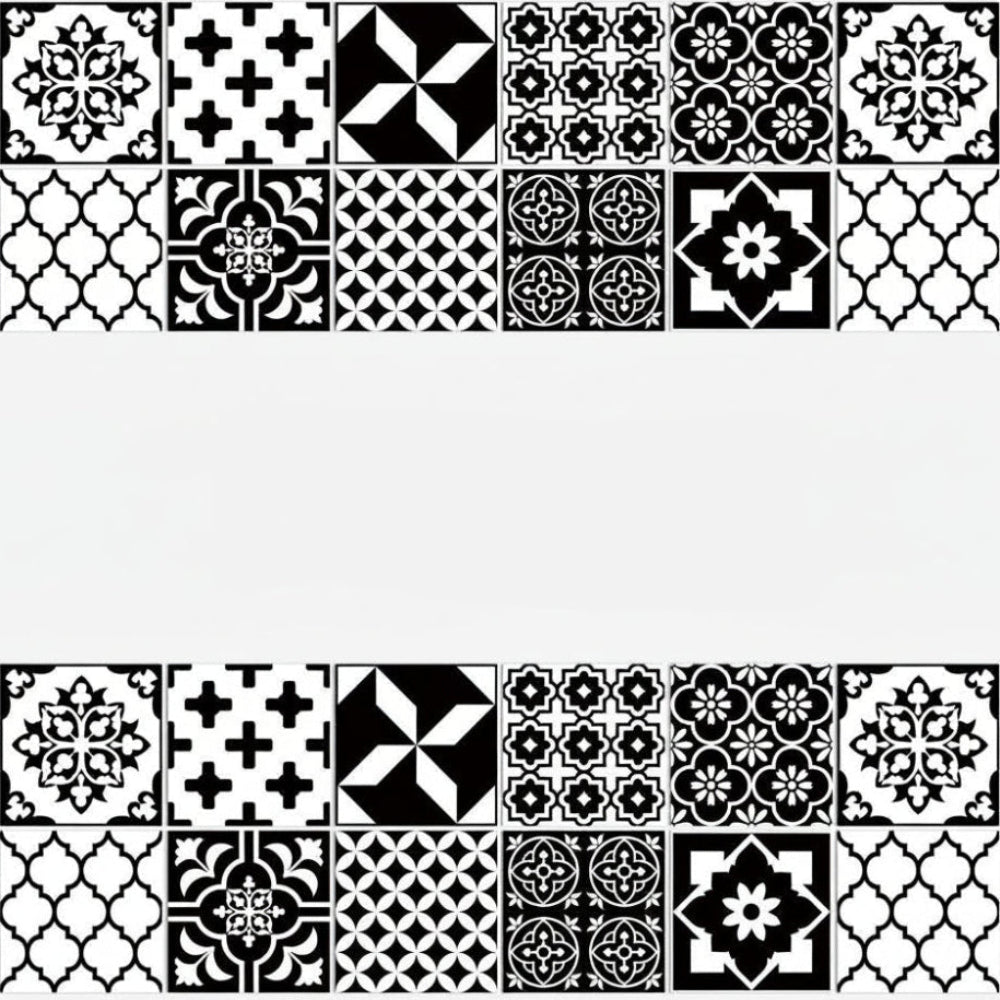 Wandaufkleber Fliesen Mandala Vinyl Deko Set selbstklebend5