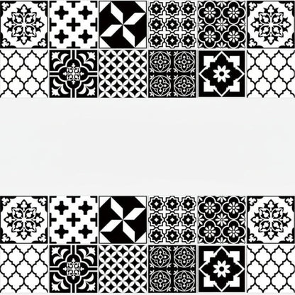 Wandaufkleber Fliesen Mandala Vinyl Deko Set selbstklebend5