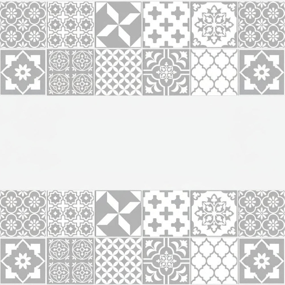 Wandaufkleber Fliesen Mandala Vinyl Deko Set selbstklebend6