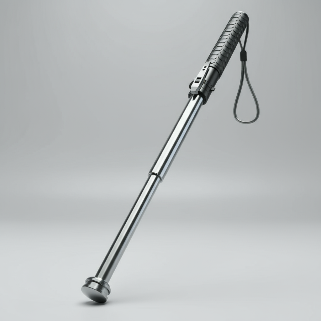 Walking Stick Telescopic Metal Folding Support Cane