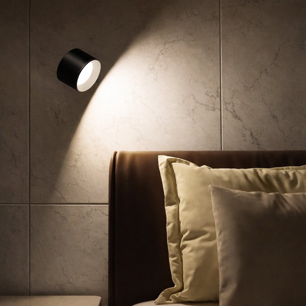 Applique murale sans fil LED lampe murale batterie pivotante dimmable