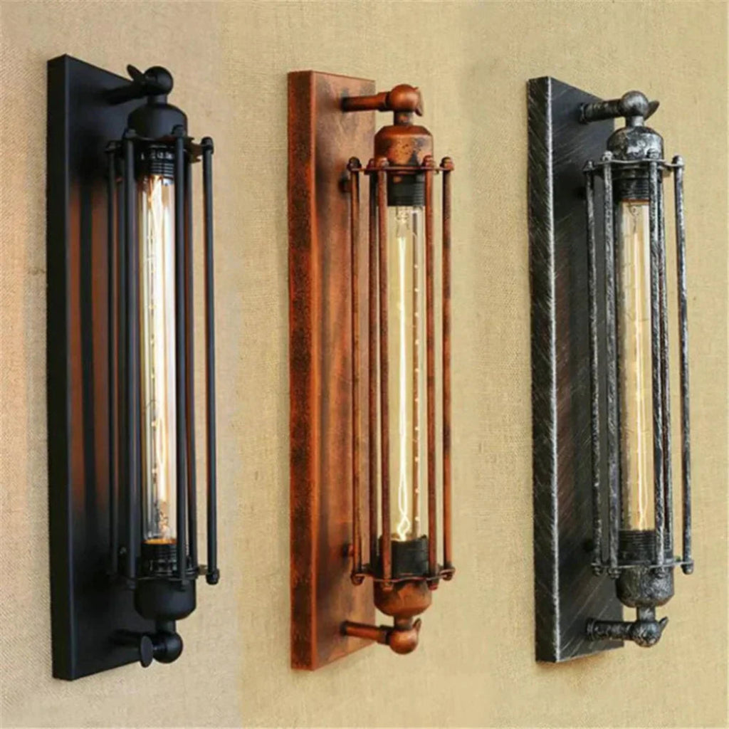 Wandleuchte Vintage Metall Industrial Retro Beleuchtung6