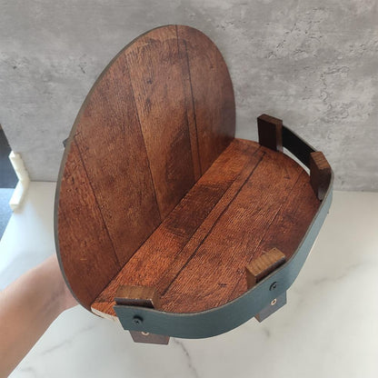 Rustic Wooden Wall Shelf Bar Shelf Wall Mount