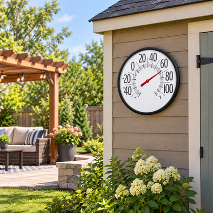 Wandthermometer Mit Großem Ziffernblatt Garten