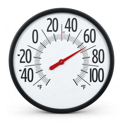 Wandthermometer Mit Großem Ziffernblatt Garten