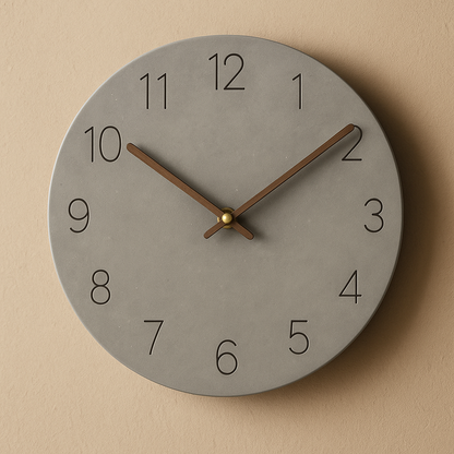 Wanduhr Holz Modern Minimalistisches Design