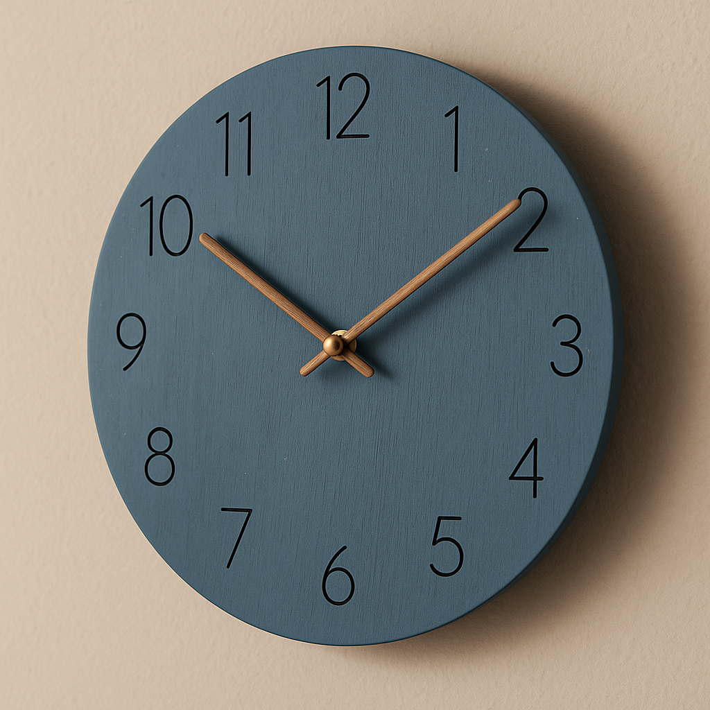 Wanduhr Holz Modern Minimalistisches Design