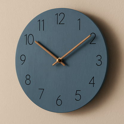 Wanduhr Holz Modern Minimalistisches Design