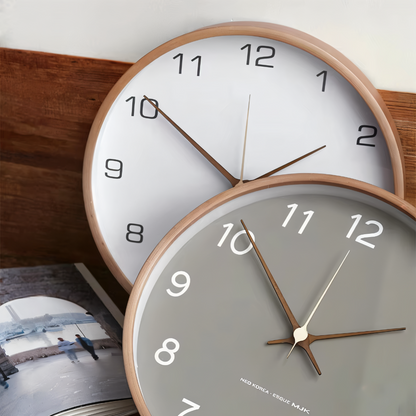 Wanduhr Lautlos Rund Quarzuhr Wohnzimmer Büro