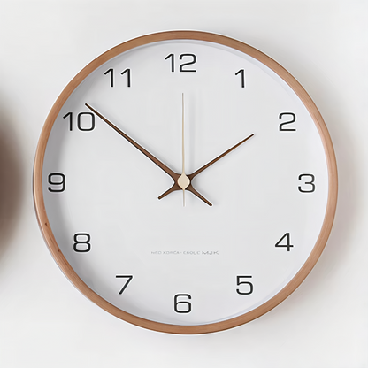 Wanduhr Lautlos Rund Quarzuhr Wohnzimmer Büro
