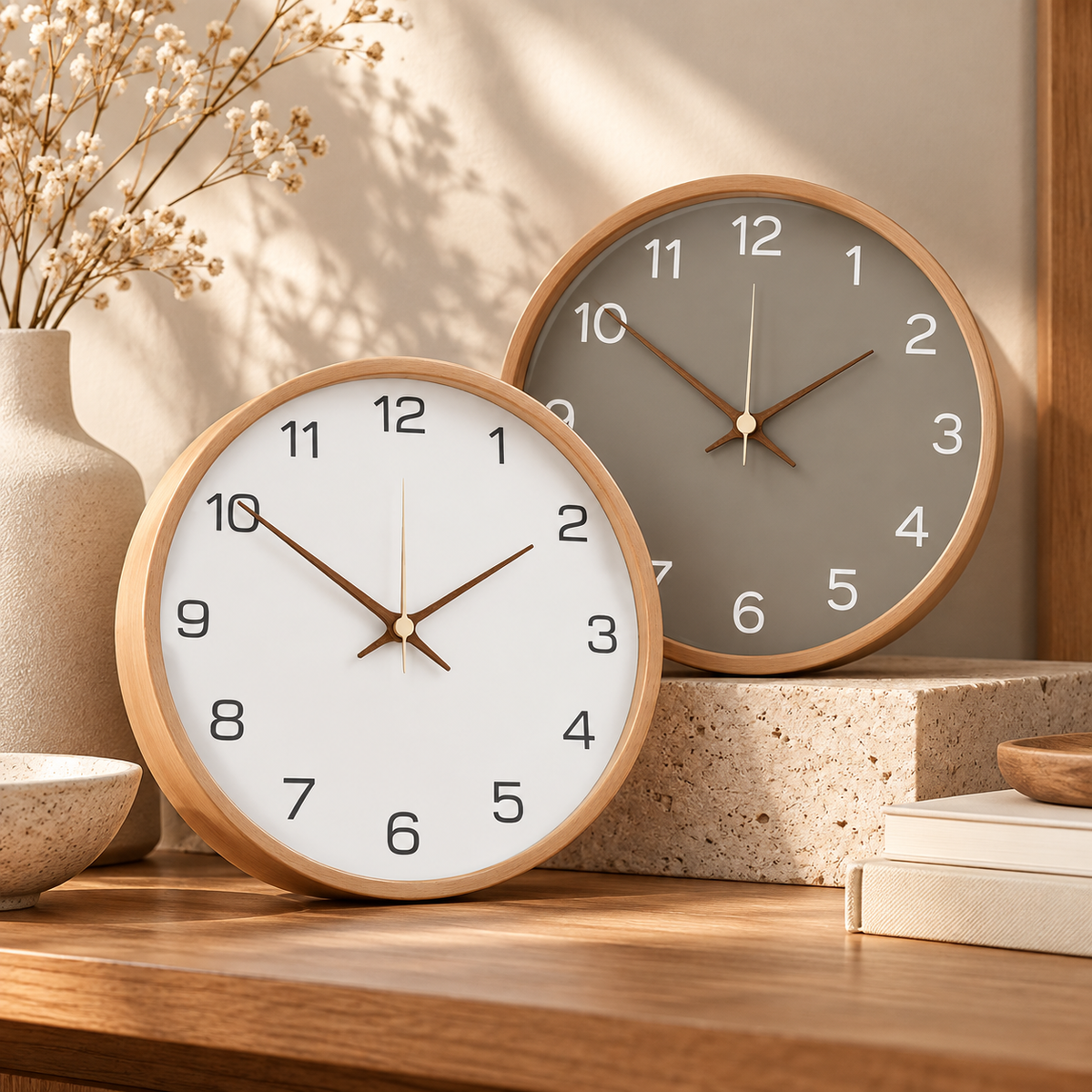 Wanduhr Mit Großem Ziffernblatt Klaren Ziffern